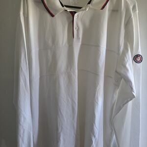 Nike SB Dri-Fit Long Sleeve Polo – USA Patch – White – Size XL